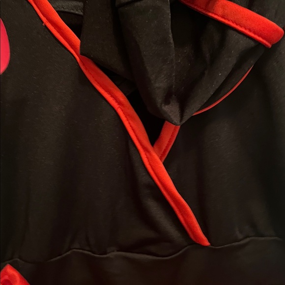 # 0577 + short sleeve jump shorts ninja Black and Red Dragon Costume - Picture 8 of 10